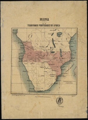 Mappa (esboço) do territorio portuguez em Africa
