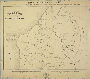 Mappa da comarca das Caldas...