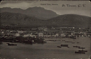 General view Mindello - St. Vincent, C. V.