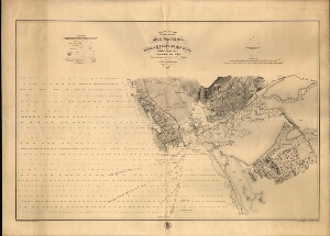 Plano hydrographico da barra e porto do rio Lima e costa adjacente
