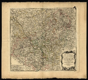 Carte des cercles du Haut et du Bas Rhin ou se trouvent dans le premier, le duché de deux-Ponts, les...