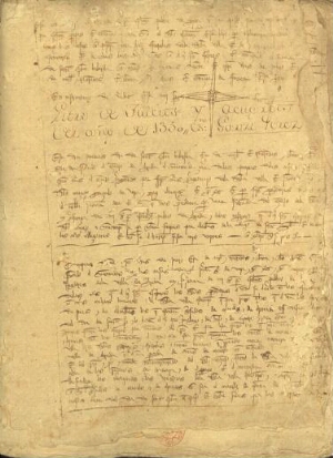 Libro de Juicios y acuerdos el ano de 1350 [dela villa de Ágrela (Sória)]