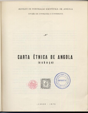 Carta étnica de Angola