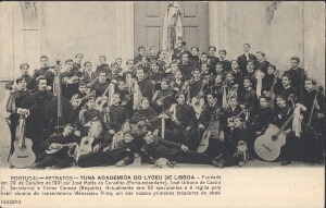 Tuna Academica do Lyceu de Lisboa, fundada em 29 de Outubro de 1901