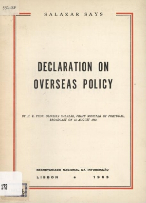 Declaration on overseas policy
