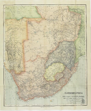 Southern Africa including the Cape Colony, Natal, South African Republic, Orange Free State Bechuana...