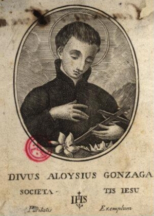 Divus Aloysius Gonzaga, Societatis Iesu, Puritatis Exemplum