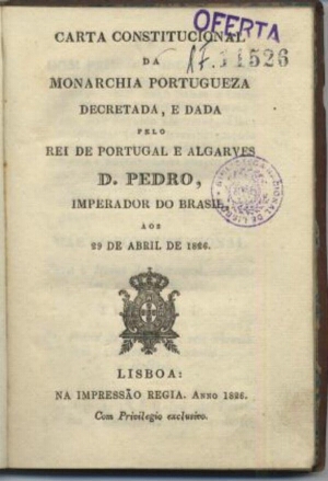 Carta Constitucional da monarchia portugueza