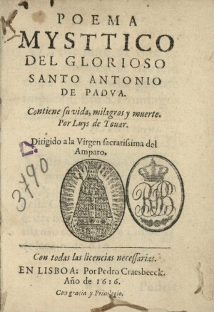 Poema mysttico del glorioso Santo Antonio de Padua