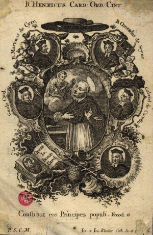 B. Henricus Card: Ord: Cist:, Constituit eos Príncipes populi. Exod. 18