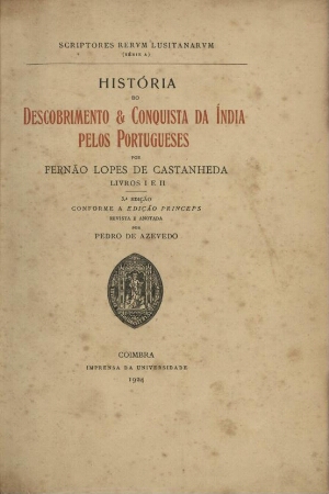 História do descobrimento & conquista da Índia pelos portugueses