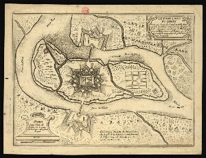 Le Fort Louis du Rhein, Basti par Louis le Grand en 1688, dans une Isle du Rhein a 8 Lieues au desso...