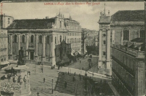Lisboa, Praça Luiz de Camões e Rua Garrett