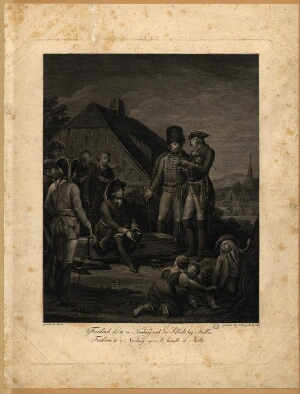 Friedrich der II in Nimburg nach der Schlacht bey Kollin