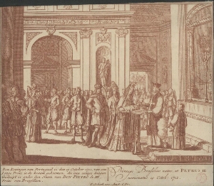 Den Koningin van Portugaal is den 19 October 1712, van een ionge Prins... Don Pietro de III, Prins v...