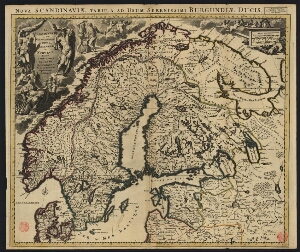 La Scandinaviae où sont les Royaumes de Suede, Danemark et Norwege = Nova Scandinaviae Tabula, Ad Us...