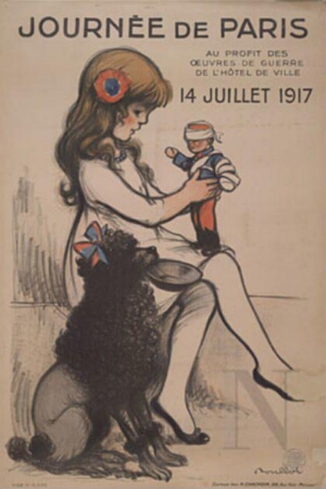 Journée de Paris au profit des oeuvres de guerre de l'Hôtel de Ville - 14 juillet 1917