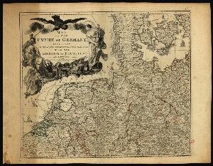 Map of the empire of Germany including all the states comprehended under that name with the kingdom ...