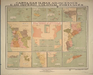 Carta das ilhas adjacentes e do império colonial português