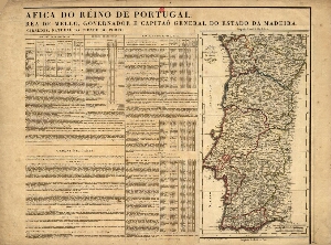 Mappa geographico do reino de Portugal