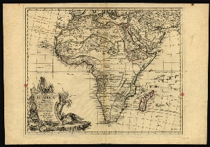 El Africa dividida en todos sus principales reynos
