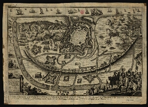 El cerco y expugnacion de la villa de Ostenden por el Archiduque Alberto en el año 1601