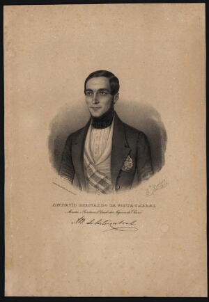 Antonio Bernardo da Costa Cabral, Ministro e Secretario d'Estado dos Negocios do Reino