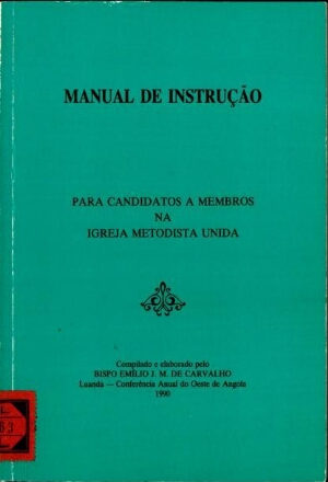 Manual de instrução para candidatos a membros na Igreja Metodista Unida