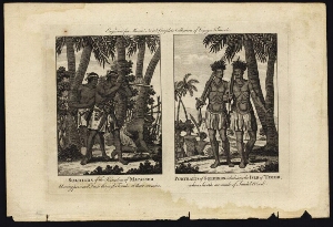 Soldiers of the Kingdom of Macasser...Portraits of soldiers inhabiting the Isle of Timor...