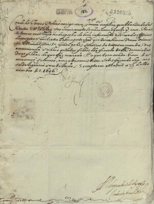 [Documentos vários de Filipe IV de Espanha para o Conde de Torres Vedras, D. João Soares de Alarcão,...