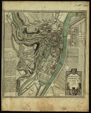Nouveau plan géometral de la ville de Lyon
