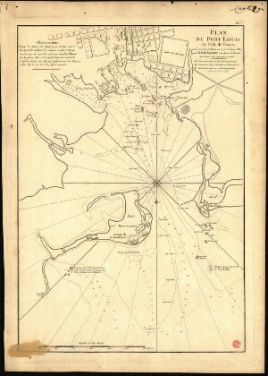 Plan du Port Louis de lªIsle de France, levé en 1771 et revu en 1775, de basse Mer