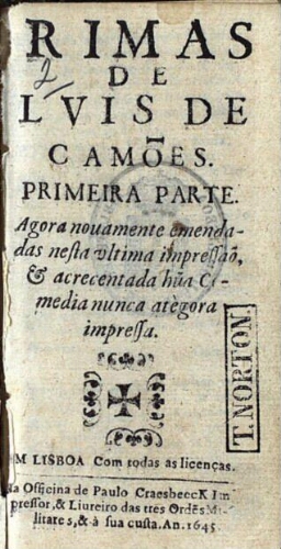 Rimas de Luis de Camões