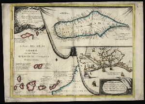 Isole Canarie possedute da S. M. Cattolica.Isola di Madera, ò du Bois la pui settentrionale delle Ca...