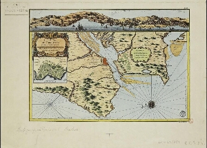 Plan du port de Lisbonne et des costes voisines
