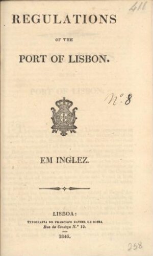 Regulations of the port of Lisbon