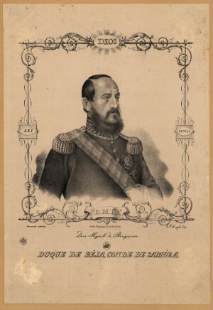 Dom Miguel de Bragança, Duque de Bêja, Conde de Samóra