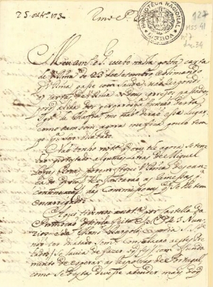 [Carta de José Correia de Abreu para Dom José Maria da Fonseca e Évora, bispo do Porto, na qual, ent...