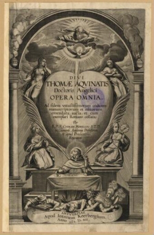 Opera Omnia divi Thomae Aqvinatis doctoris angelici