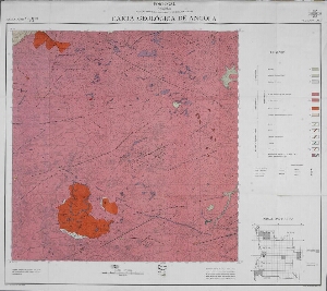 Carta geológica [de Angola na escala de]c1:100 000