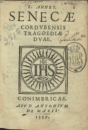 L. Annei Senecae Cordubensis Tragoediae duae