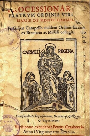 Processionarium Fratrum Ordinis Virginis Mariae de Monte Carmelo