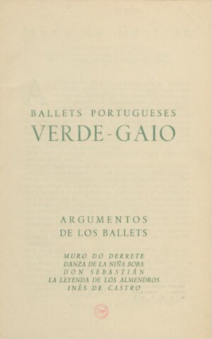 Ballets portugueses Verde-Gaio