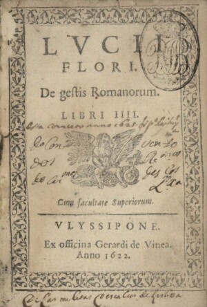 Lucii Flori De gestis Romanorum libri IIII