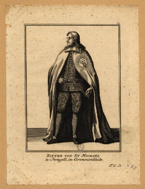 Ritter von St Michael in Portugall, im ceremonienkleide