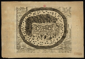 Plan de la forteresse de Mongast