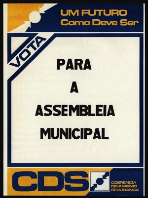 Vota para a Assembleia Municipal - CDS
