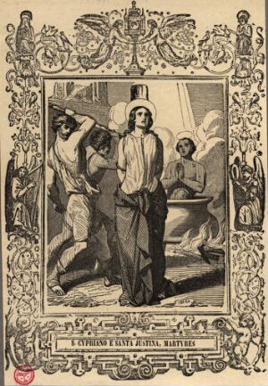 S. Cypriano e Santa Justina, Martyres