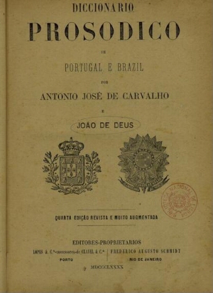 Diccionario prosodico de Portugal e Brazil