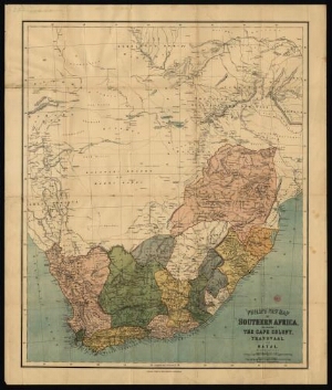 Philipsª new map of Southern Africa, including the Cape Colony, Transvaal, and Natal